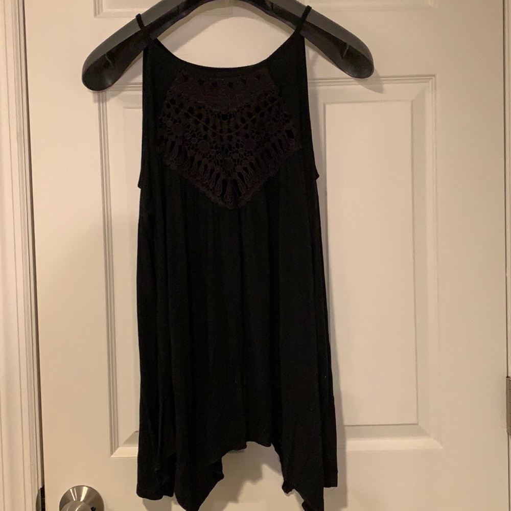 Knit Chest, Shoulder Peep Long Sleeve